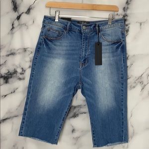 High Wait Bermuda Shorts